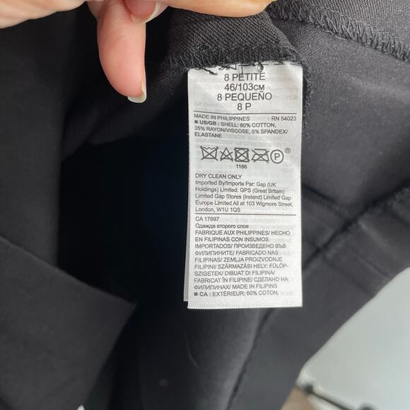 Banana Republic Sheath Dress Black Womens Size 8 Petite NEW Minimalist Career - Picture 5 of 7